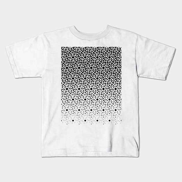 Geometric Tattoo Style Pattern Kids T-Shirt by terrordro.me